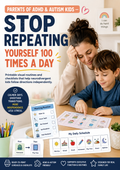 Parents of ADHD & Autism Kids — Stop Repeating Yourself 100 Times a Day